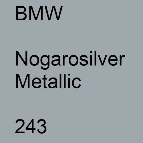 BMW, Nogarosilver Metallic, 243.